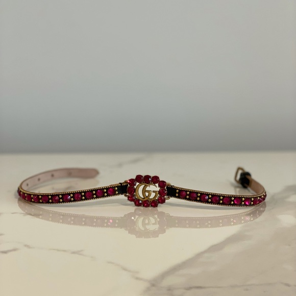 ❌❌SOLD❌❌ Gucci GG leather choker - Picture 7 of 10